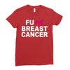 fuck breast cancer Ladies Fitted T-Shirt