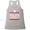 run away rabbit Racerback Tank