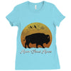 roam sweet roam slouchy Ladies Fitted T-Shirt
