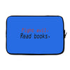 fight evil read books Laptop sleeve