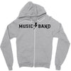 music band Zipper Hoodie