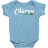chicana with rose Baby Bodysuit