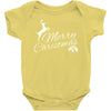 merry christmas flower Baby Bodysuit