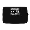 i've seen more spine in jellyfish Laptop sleeve