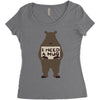 i need a hug Women's Triblend Scoop T-shirt