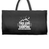 This Guy Loves Camping With His Girlfriend Weekender Totes