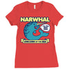 narwhal Ladies Fitted T-Shirt
