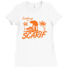 greetings from scarif t shirt Ladies Fitted T-Shirt