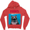 Jaws Parody Paws Zipper Hoodie