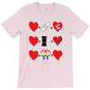 ls lesbian full heart T-Shirt
