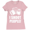 i shoot people Ladies Fitted T-Shirt