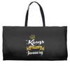 kings are born in january Weekender Totes