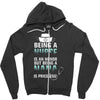 nurse nana Zipper Hoodie