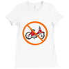 no moped Ladies Fitted T-Shirt
