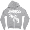 bad ass Zipper Hoodie