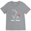 beauty and the beast V-Neck Tee