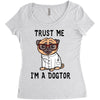 trust me i'm a dogtor Women's Triblend Scoop T-shirt