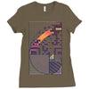 once golden Ladies Fitted T-Shirt