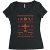 shiny sweater Women's Triblend Scoop T-shirt