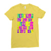 texting and driving like it's 1990 Ladies Fitted T-Shirt