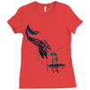 chance of scattered showers Ladies Fitted T-Shirt