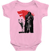 the king and the white wol Baby Bodysuit