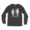 restroom for the recently deceased Long Sleeve Shirts