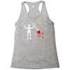 blackbeard's flag pirate edward teach Racerback Tank