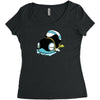 drooly snake slug thing Women's Triblend Scoop T-shirt