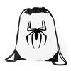 spiderman logo Drawstring Bags