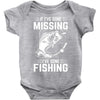 If I've Gone Missing Fishing Baby Onesie