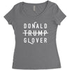 Donald Glover Women's Triblend Scoop T-shirt