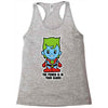 lil captain planet Racerback Tank