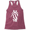 american flag soldier Racerback Tank
