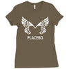 placebo wing logo Ladies Fitted T-Shirt