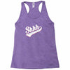 shhh nobody cares Racerback Tank