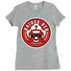 raider red Ladies Fitted T-Shirt