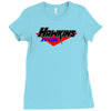 hawkins av club Ladies Fitted T-Shirt