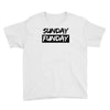 sunday funday t shirt funny jersey shore football Youth Tee