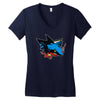 hockey royalty Women's V-Neck T-Shirt
