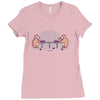 bear pong! Ladies Fitted T-Shirt