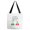 you're overreacting Tote Bags