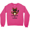 champagne and caviar Crewneck Sweatshirt