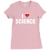 i love science Ladies Fitted T-Shirt