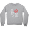love paw rhinestud Crewneck Sweatshirt