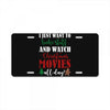 i just want to bake stuff and watch christmas movies all day License Plate