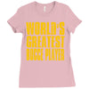 world greatest bocce Ladies Fitted T-Shirt