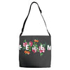 Femen with Flowers Adjustable Strap Totes