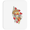 true love pizza slice Mousepad