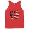 team 10 american flag Tank Top